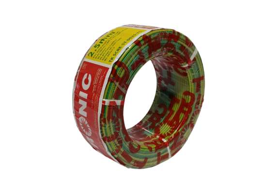 Tronic TK SCRE-ST-0025-YG Stranded 2.5mm  Yellow/Green Single Core Cable