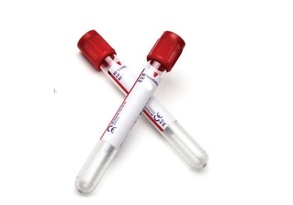 BD Vacutainer Serum Red Top 100Pack Blood Collection Tubes, Draw Volume: 4ml