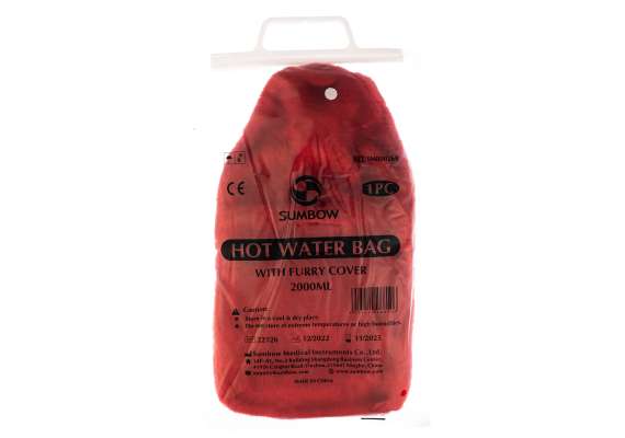 Sumbow 2000ml Hot Water Bag with Furry Cover