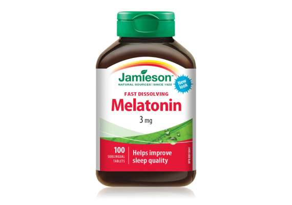 Jamieson 3mg Melatonin 100tablets Supplement