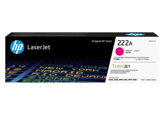 HP 222A Magenta LaserJet Toner Cartridge