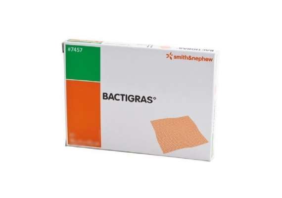 Smith and Nephew Bactigras 10cm by 40cm 10Pack Paraffin Gauze Dressing