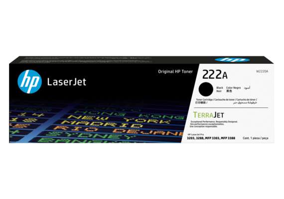 HP 222A Black Original LaserJet Toner Cartridge