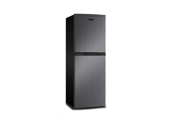 Von VRT-196DRHX Double Door 195L Inox Fridge