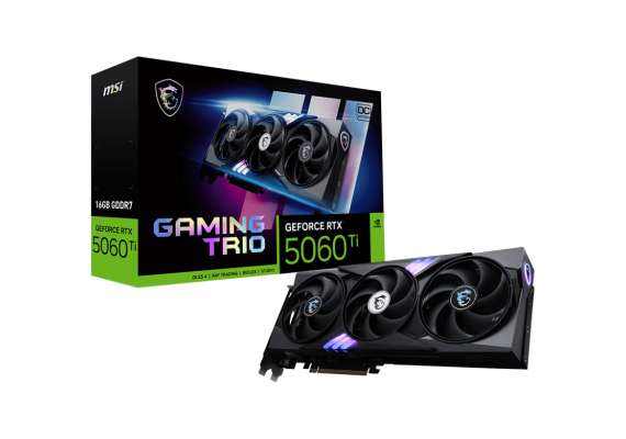 MSI Nvidia GeForce RTX 5060 Ti 16GB Trio Graphics Card