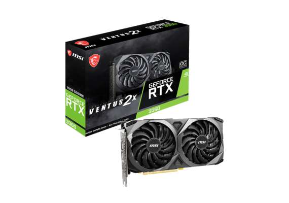 MSI Nvidia Geforce RTX 3060 Ventus 2X 12GB Graphics Card