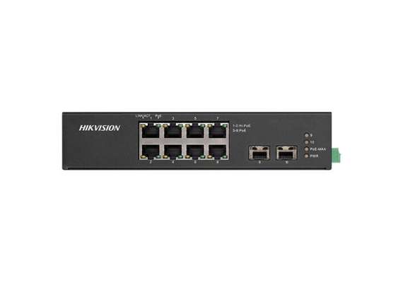 Hikvision DS-3T0510HP-E/HS 8 Port Gigabit Unmanaged Harsh POE Switch