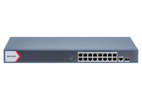 Hikvision DS-3E1518P-EI/M 16 Port Gigabit Smart POE Switch