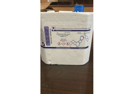 Griffchem 500ml N10 Hydrochloric Acid Lab Reagent
