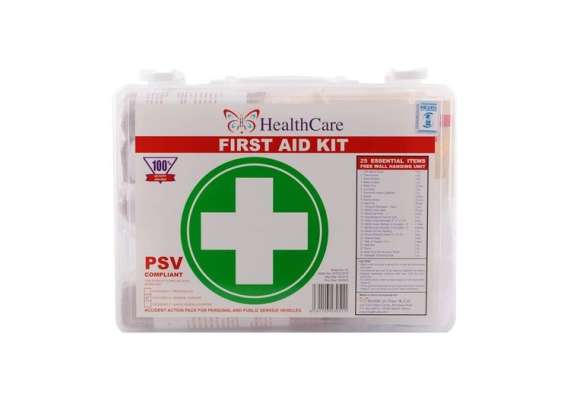 Healthcare Medium Clear First Aid Kit