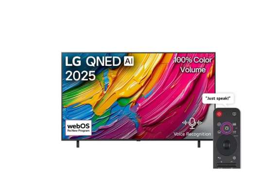 LG 65QNED80A6A 65 Inches HDR10, WebOS25 QNED 4K TV