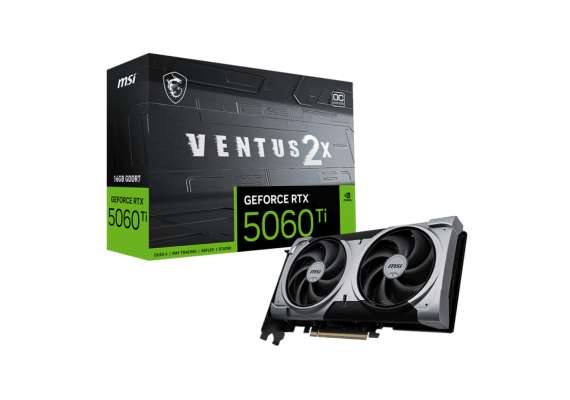 MSI Nvidia Geforce RTX 5060 Ti Ventus 2X  Plus 16GB Graphics Card