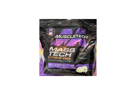 Muscletech 6Lb Masstech Extreme 2000 High Protein Mass Gainer Supplement