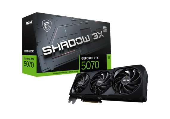 MSI GeForce RTX™ 5070 12G SHADOW 3X OC Graphics Card