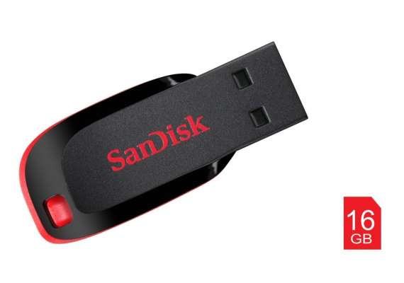 SanDisk Cruzer Blade 16GB USB Flash Drive
