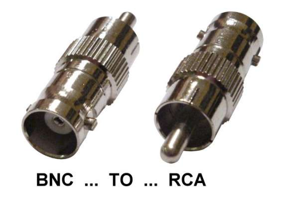 BNC TO RCA CONNECTOR