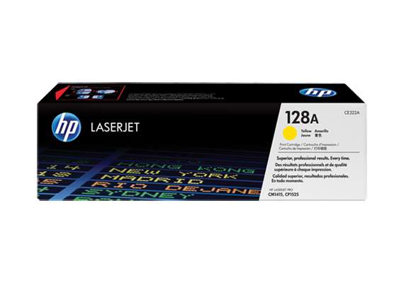 HP CE322A 128A Yellow LaserJet Toner Cartridge