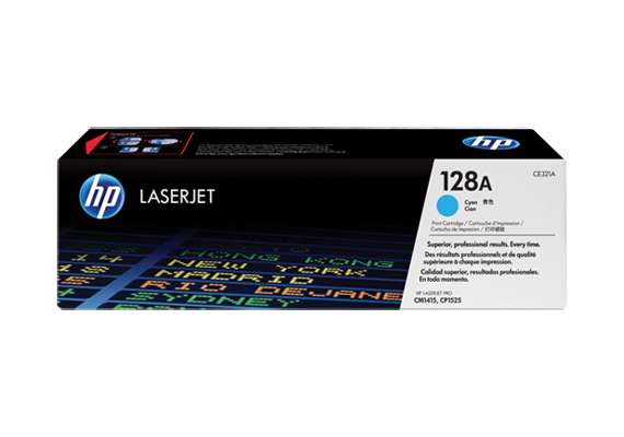 HP CE321A 128A Cyan LaserJet Toner Cartridge
