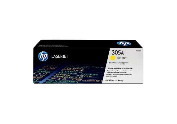 HP CE412A 305A Yellow LaserJet Toner Cartridge