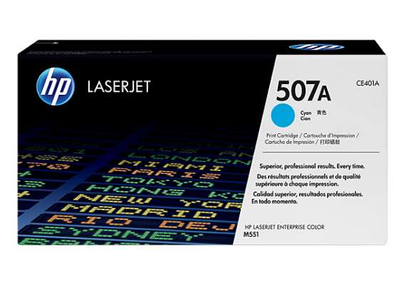HP CE401A 507A Cyan LaserJet Toner Cartridge
