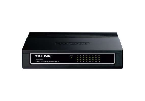 TP-Link TL-SF1016DS 16-Port 10/100Mbps Desktop/Rackmount Switch