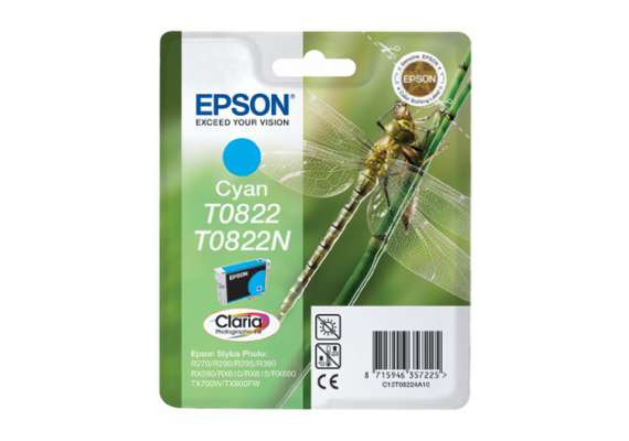 Epson T0822 Cyan Ink Cartridge