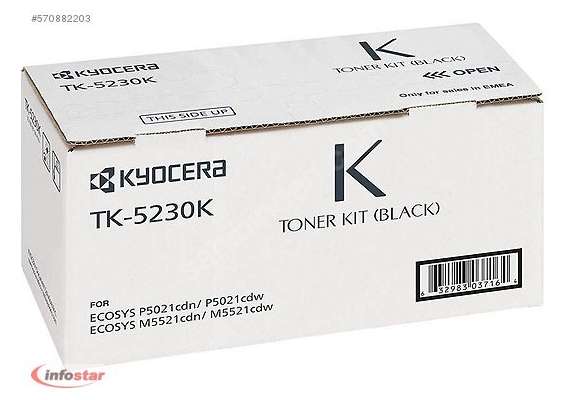 Kyocera TK-5230K Black Toner Cartridge