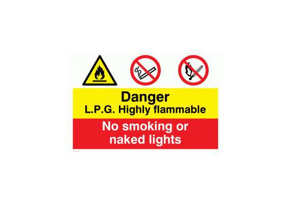 LPG Safety Signage