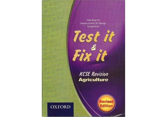 Oxford Test It and Fix It Agriculture