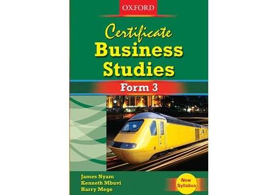 Oxford Certificate Business Studies Form  3 Students' Book
