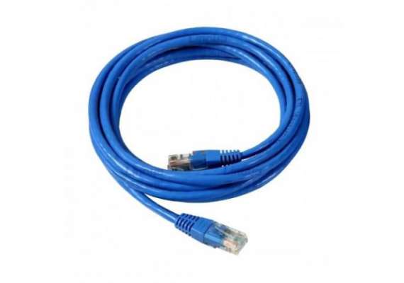 D-Link NCB-5EUBLUR1-3m Cat5E UTP 24 AWG PVC Round Patch Cord