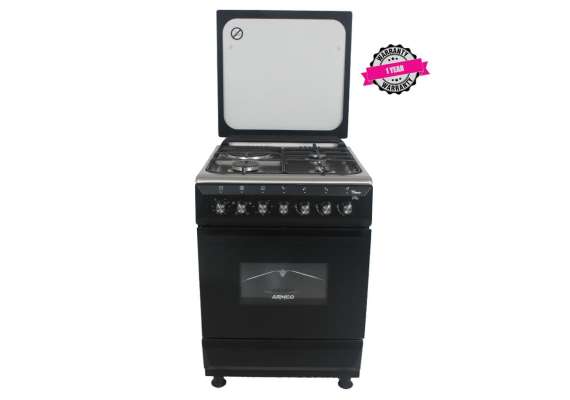 Armco GC-F6631QX(BK) 3 Gas + 1Electric Cooker