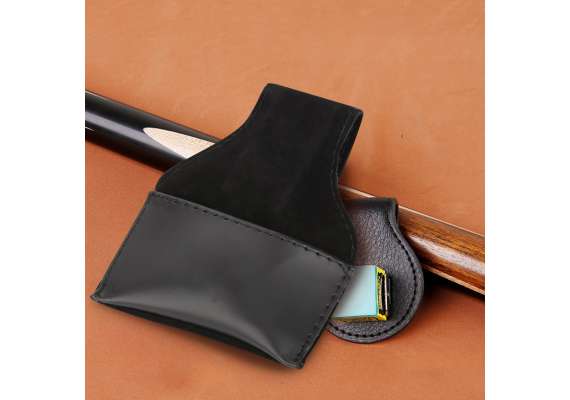 Leather Billiard Pool Chalk Holder