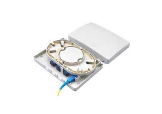 Fibre  optic 4 port Faceplate
