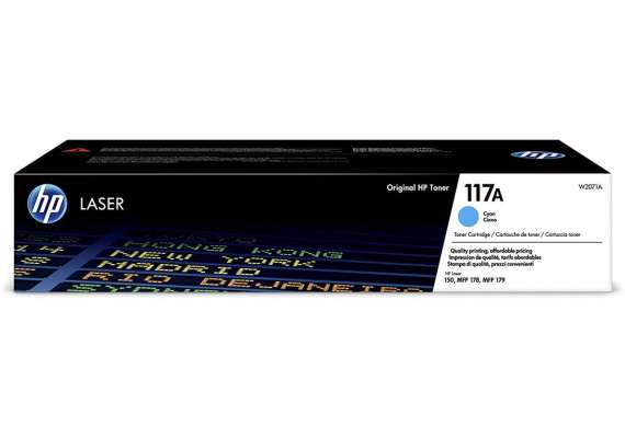 HP W2071A 117A Cyan Original Laser Toner Cartridge