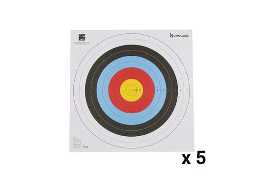 Geologic 5 Faces 80x80cm Archery Target