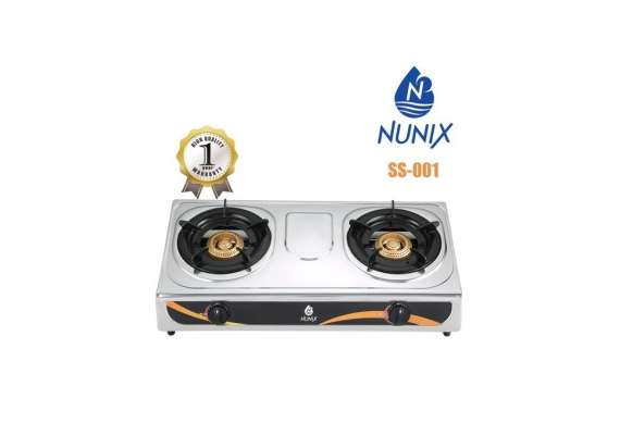 Nunix SS-001 Double Burner Gas stove