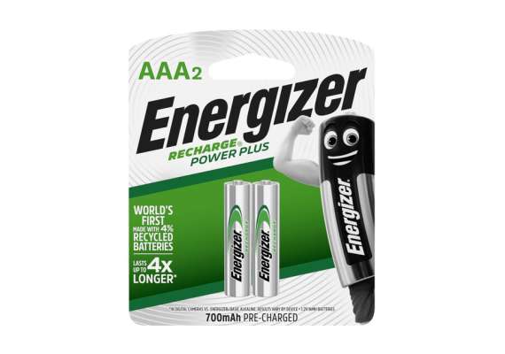 Energizer NH12RP2 6x2 AAA Rechargeable Battery