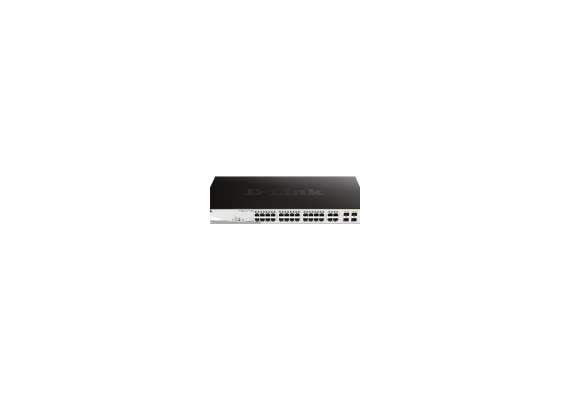 D-Link DGS-F1210-26PS-E  24 port Managed Gigabit Switch with 2 SFP Ports