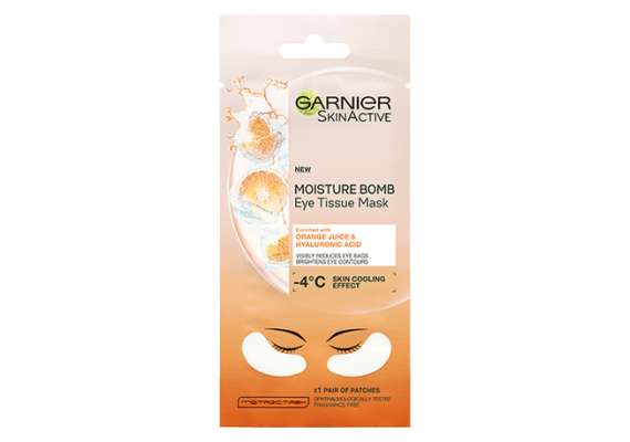 Garnier Moisture Bomb Orange Juice  Eye Tissue Mask