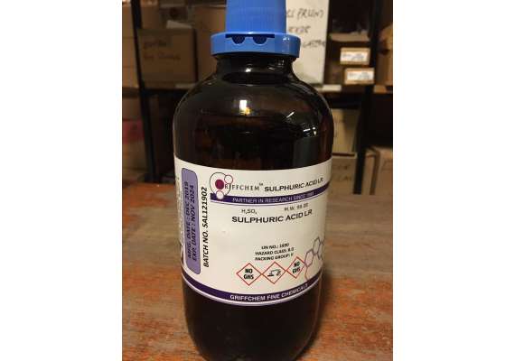 Griffchem 1Litre 98% Sulphuric Acid Lab Reagent