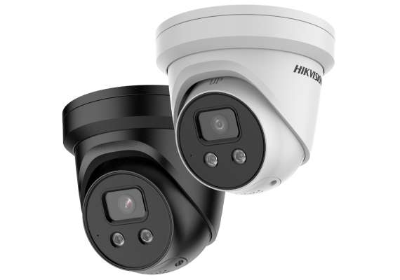Hikvision Acusense DS-2CD2366G2-ISU/SL 8MP 4K With Sound & Strobe Turret Network Camera