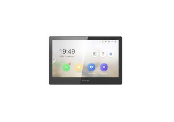 Hikvision DS-KH8520-WTE1  Indoor Station 10" Touch Screen WiFi Black Video Intercom