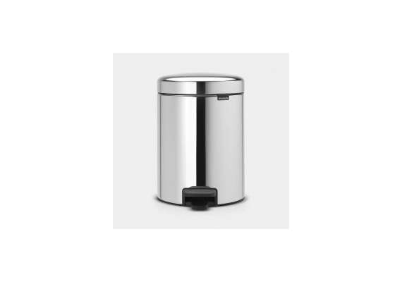 Brabantia Newicon 12L Pedal Bin, Product Capacity: 12L, Product Colour: Brilliant Steel