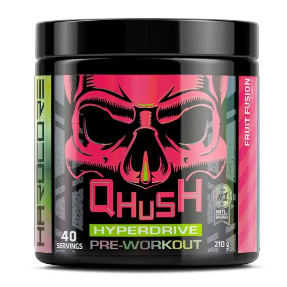 USN Qhush 210g Hyperdrive Pre-Workout Supplement, 4 image