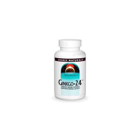 Source Naturals 120mg 30Tablets Ginkgo-24 Biloba Extract