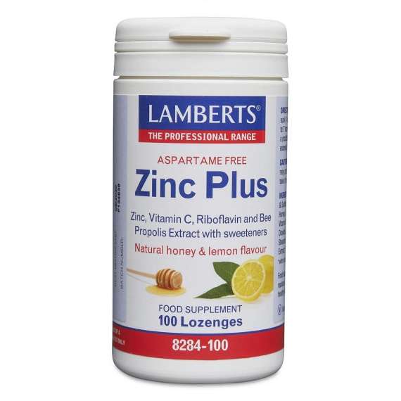 Lamberts Zinc Plus 100 Lozenges Supplement