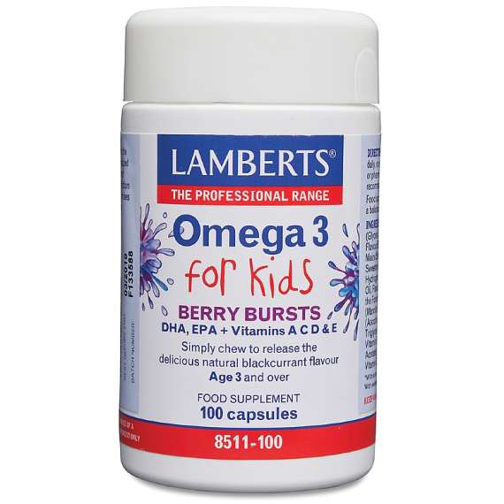 Lamberts Omega 3 for Kids 100 Capsules Supplement