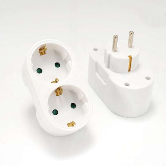 Tronic EC 16011-2 WAY EU Plug 2 Pin Power Strip, 3 image