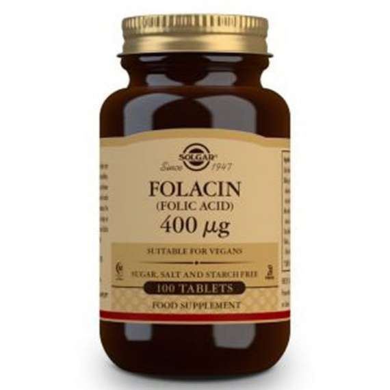 Solgar 400mg Folic Acid 100 Tablets